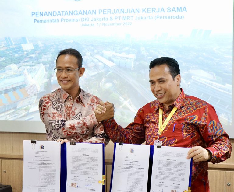 PT MRT Jakarta (Perseroda) Menandatangani Perjanjian Kerja Sama (PKS) Pemanfaatan Jembatan Penyeberangan Multiguna (JPM) “Serambi Temu” Dukuh Atas dengan BPAD Jakarta